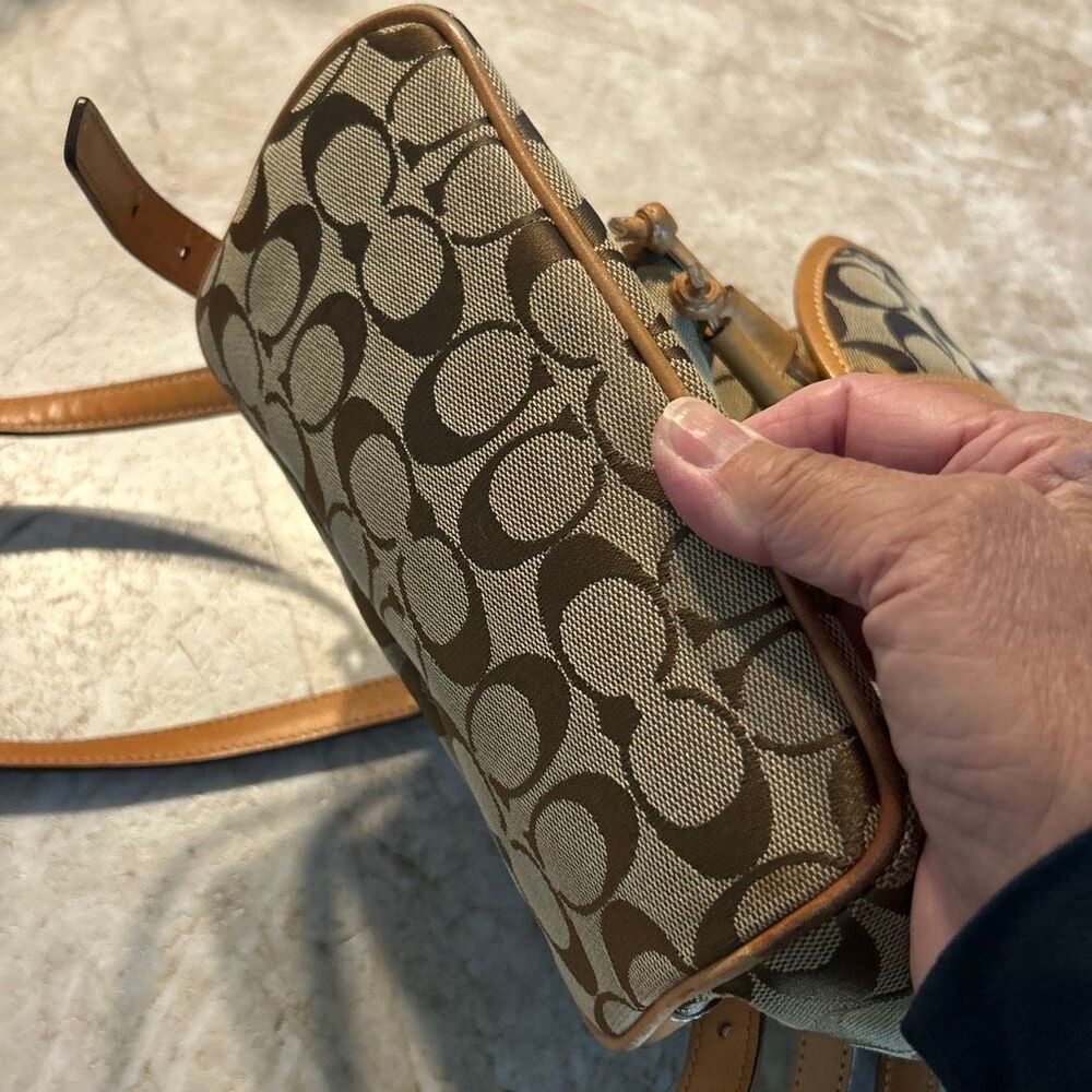 COACH Signature Print Backpack - Picture 10 of 10